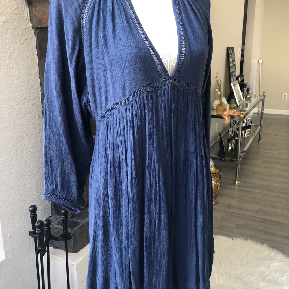 COPY - Free people blue tunic dress Sz XS - Picture 4 of 7